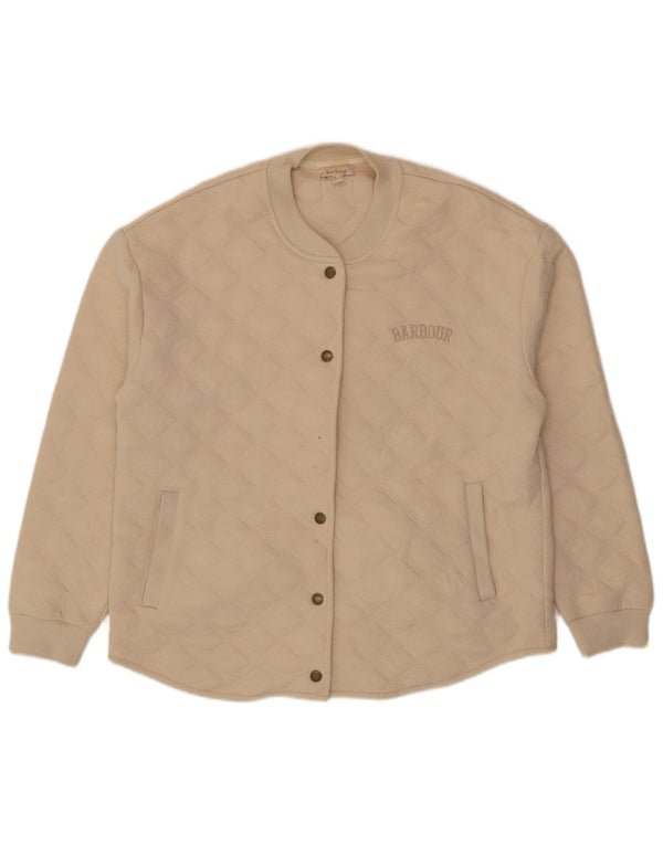 Jachetă supradimensionată pentru femei Barbour UK 10, bumbac, bej