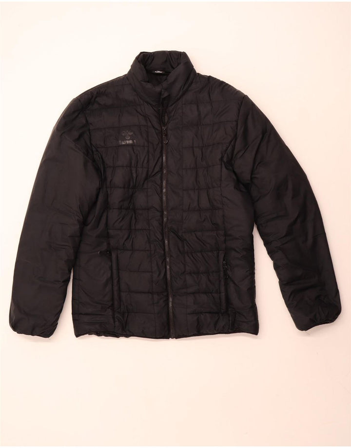 Jachetă căptușită pentru bărbați Hummel UK 42 XL Poliester negru