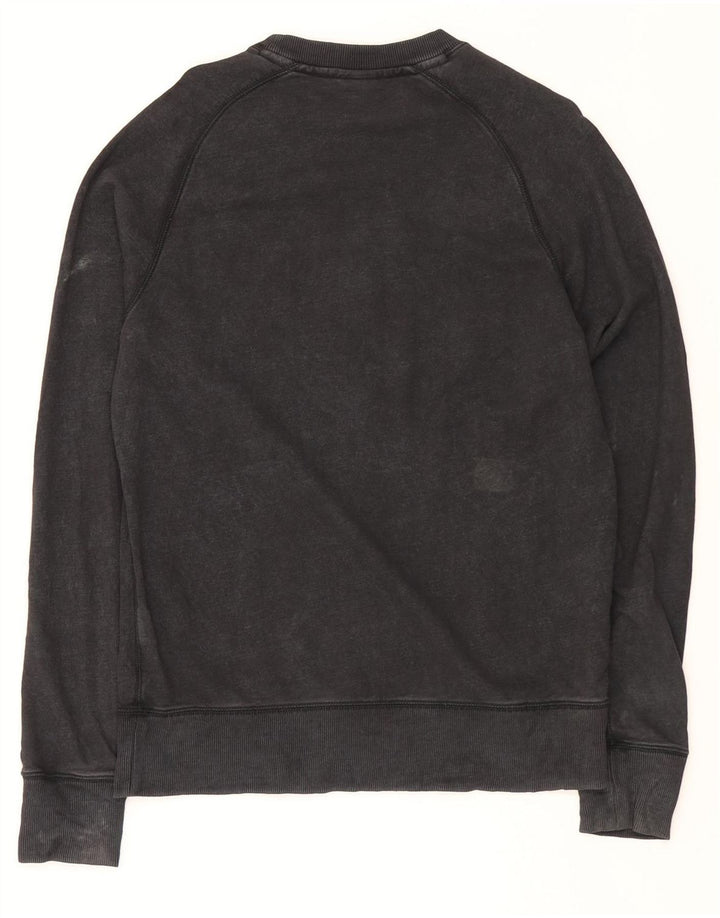 NIKE Mens Graphic Sweatshirt Jumper Medium Black Cotton Vintage Nike and Second-Hand Nike from Messina Hembry 