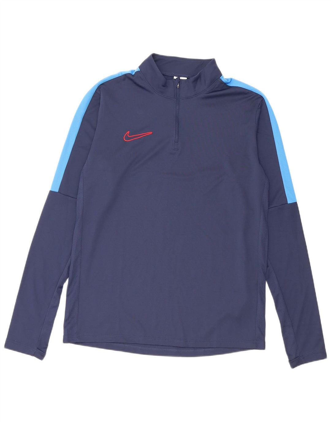Trening pentru bărbați Nike Dri Fit Pullover Top, mediu, bleumarin, color block