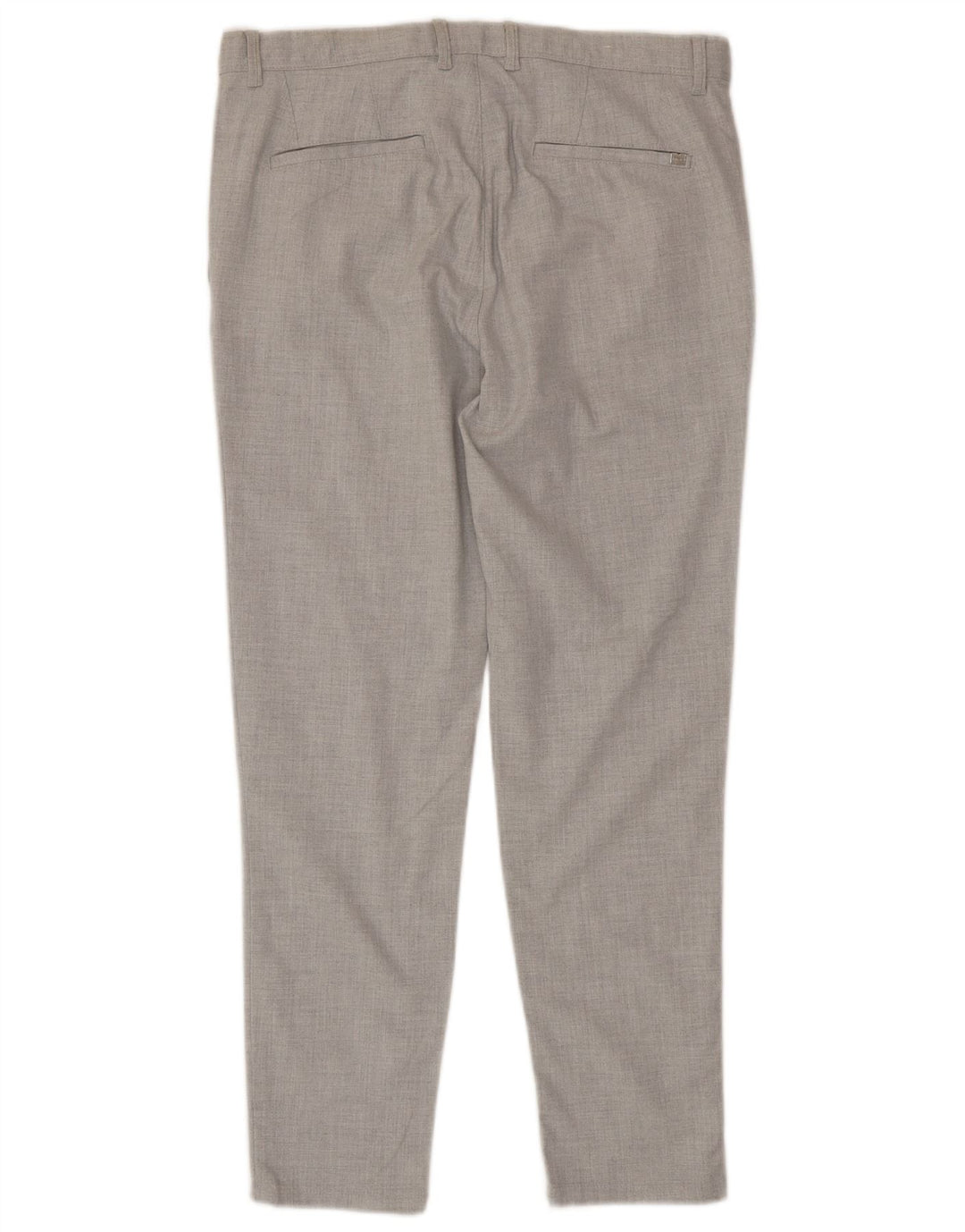 Pantaloni chino slim pentru bărbați Zara EU 40 Mediu L31 L29 Gri Poliester