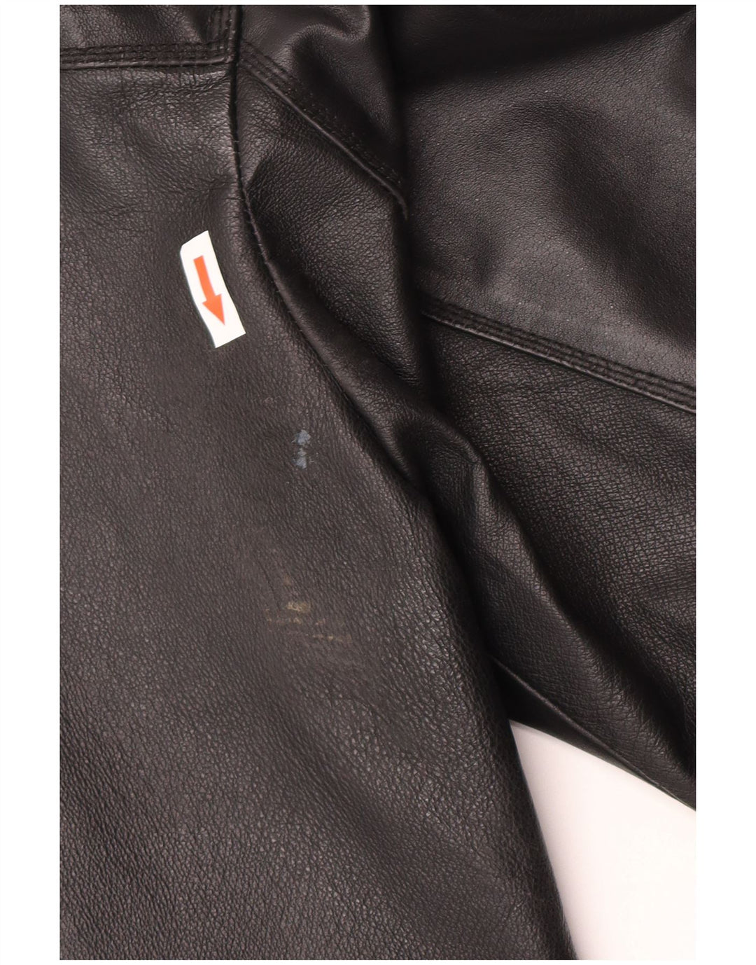 Geacă din piele vintage pentru bărbați IT 52 XL din piele neagră