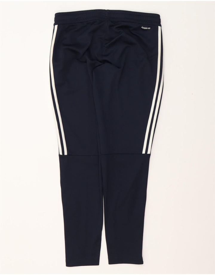 Pantaloni de trening ADIDAS Aeroready pentru femei UK 12/14 Medium Bleumarin