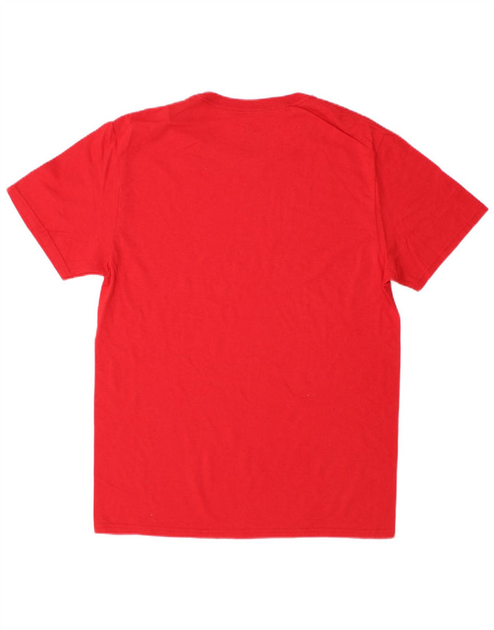RUSSELL ATHLETIC Tricou pentru bărbați Top din bumbac roșu mediu