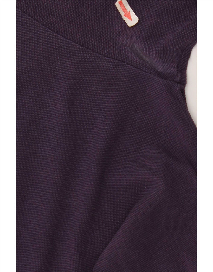 Tricou polo Lacoste pentru bărbați mărimea 4 bumbac violet mediu