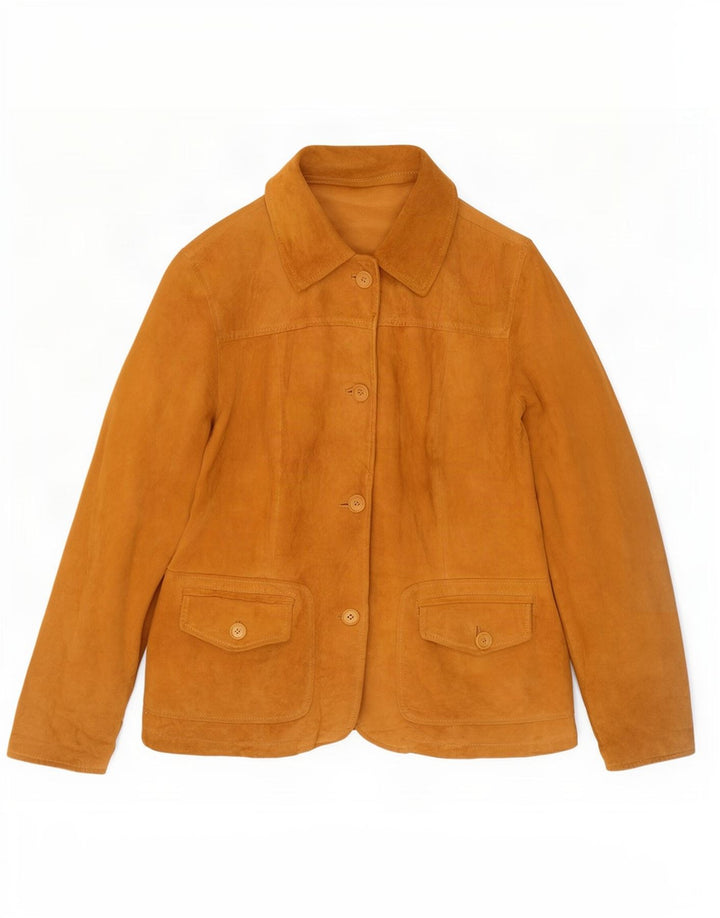 Jacheta de piele intoarsa pentru dama Borgo Antico IT 48 XL piele bej