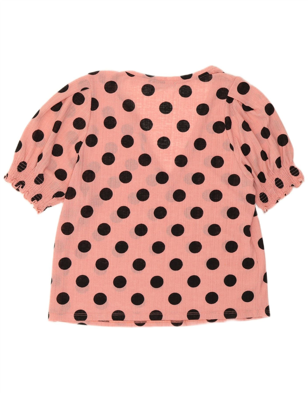 Bluză Crop Top pentru femei Zara UK 10 mici, roz, buline