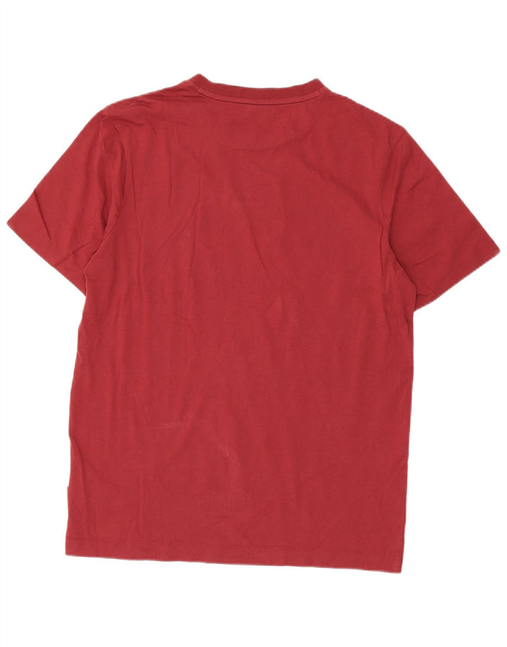 Tricou pentru bărbați Hugo Boss Top Medium Burgundy Bumbac