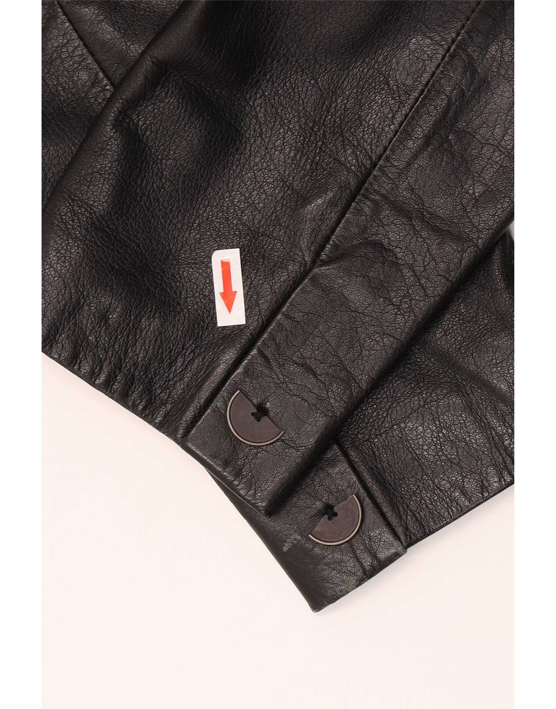 Jachetă de piele pentru femei Madeleine, cu două piept, UK 12 Medium Black