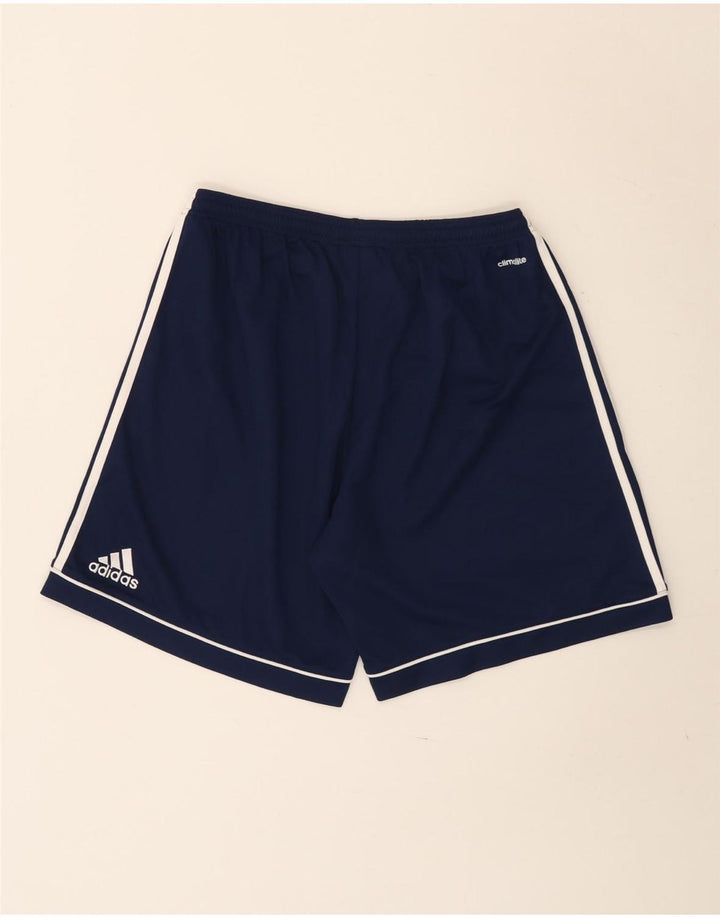 Pantaloni scurți sport pentru bărbați Adidas Climalite, mari, albastru, poliester