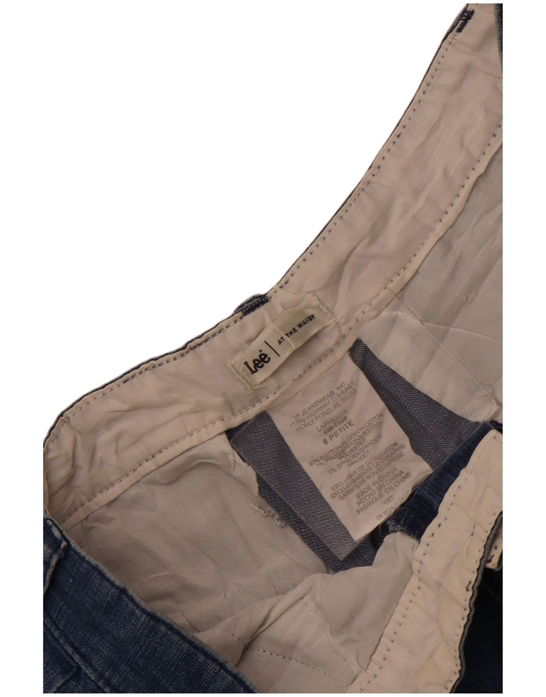 Jeans Lee pentru femei Petite Capri US 8 Medium W30 L18 Bumbac albastru