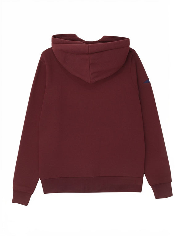 Pulover Superdry pentru damă, cu grafică, UK 10, bumbac burgundă