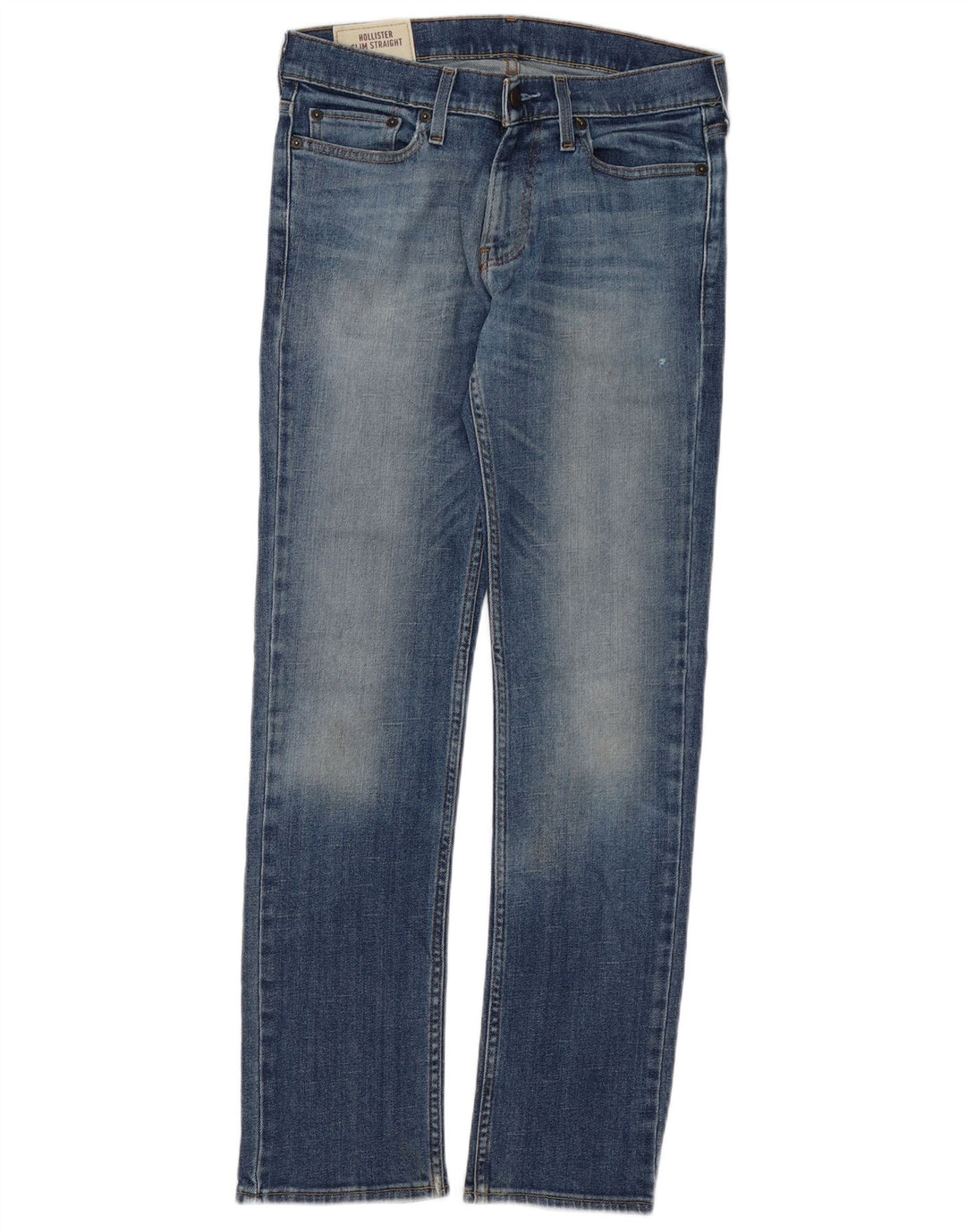 Hollister blugi slim drepte pentru femei W29 L32 bumbac albastru