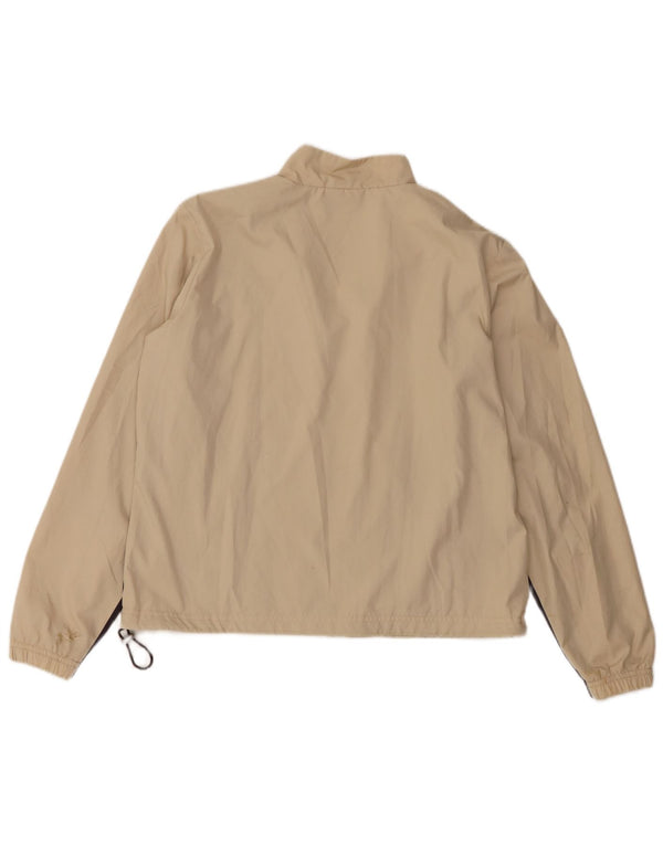 Jachetă de top pentru trening Nike pentru femei UK 10/12 Medium Bej Colorblock