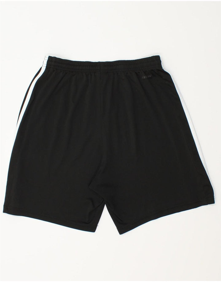 Pantaloni scurți sport Aeroready Adidas pentru bărbați, poliester mediu negru