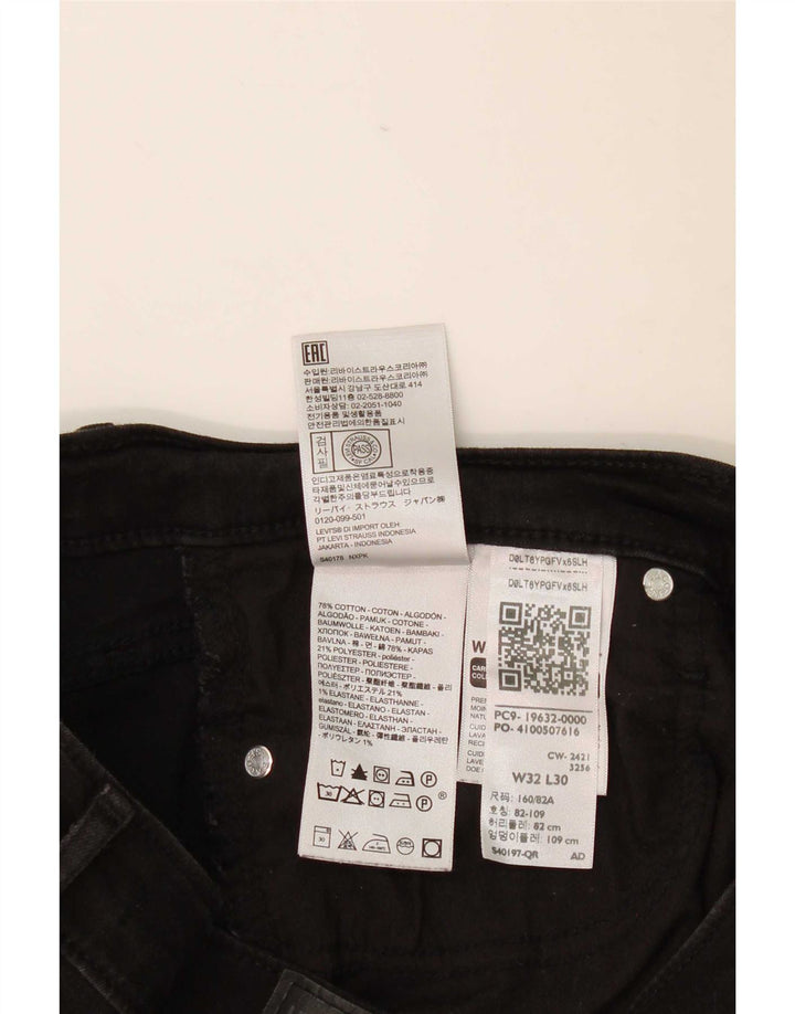 Blugi Levi's 315 Shaping Bootcut W32 L30 bumbac negru