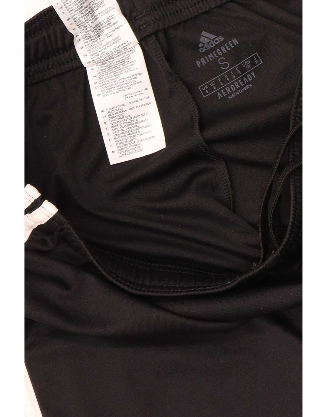 Pantaloni scurți sport Aeroready Adidas pentru bărbați, poliester negru mic