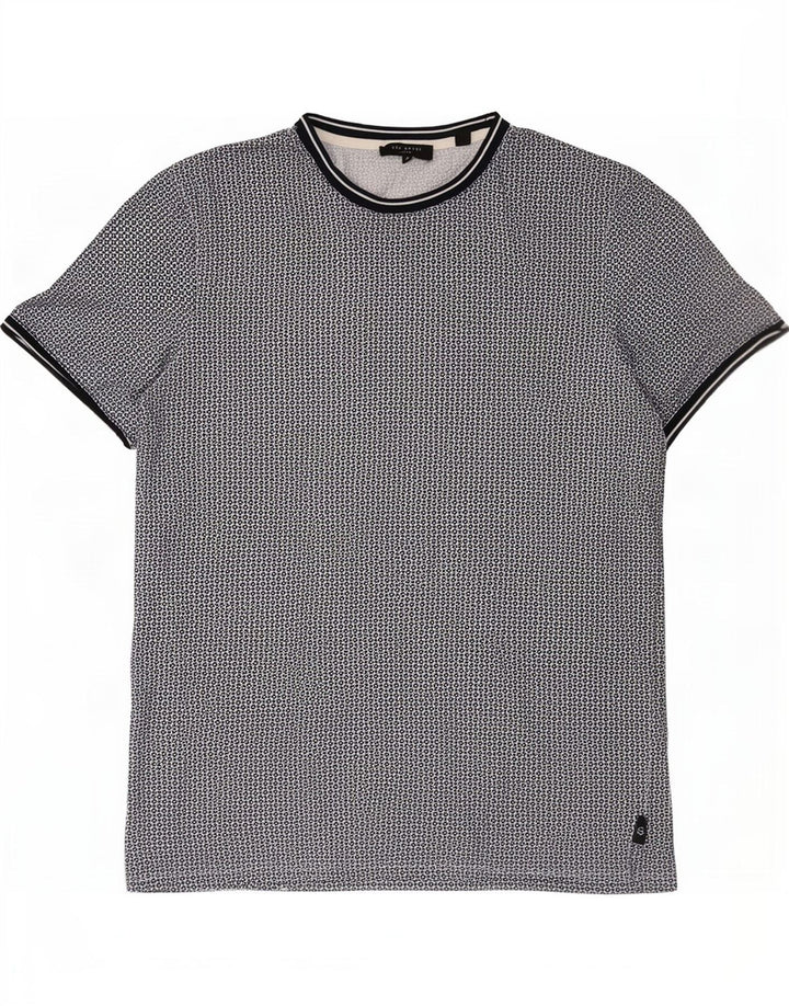 Tricou pentru bărbați Ted Baker Mărimea 4 mare, bumbac cu pete gri