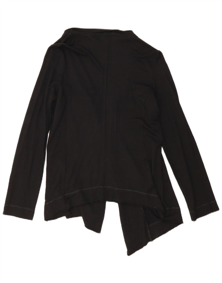 Pulover cardigan asimetric pentru femei Benetton UK 12 Medium Negru