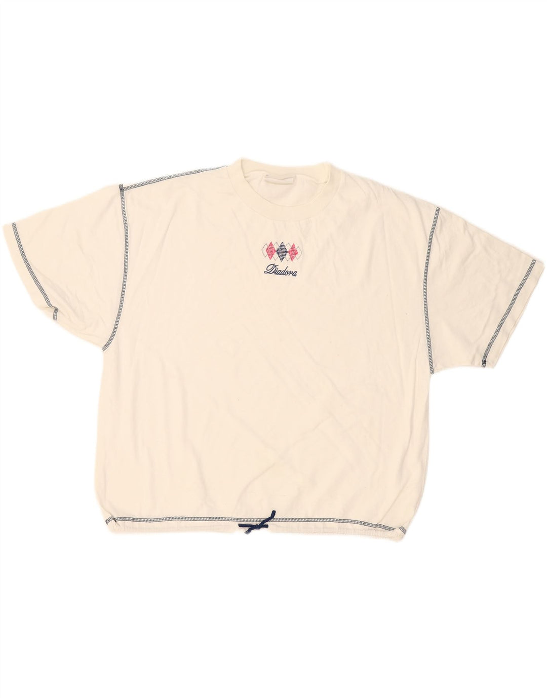 DIADORA Womens T-Shirt Top UK 16 Large White