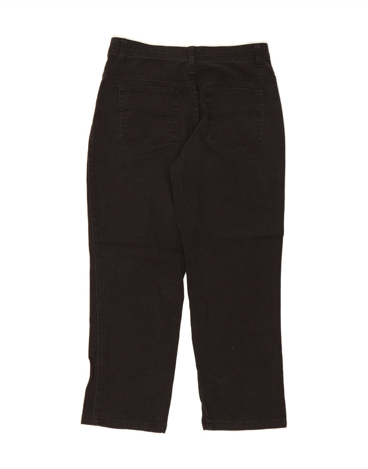 LEE Womens Straight Jeans US 10 Large W32 L27 Black Cotton Vintage Lee and Second-Hand Lee from Messina Hembry 