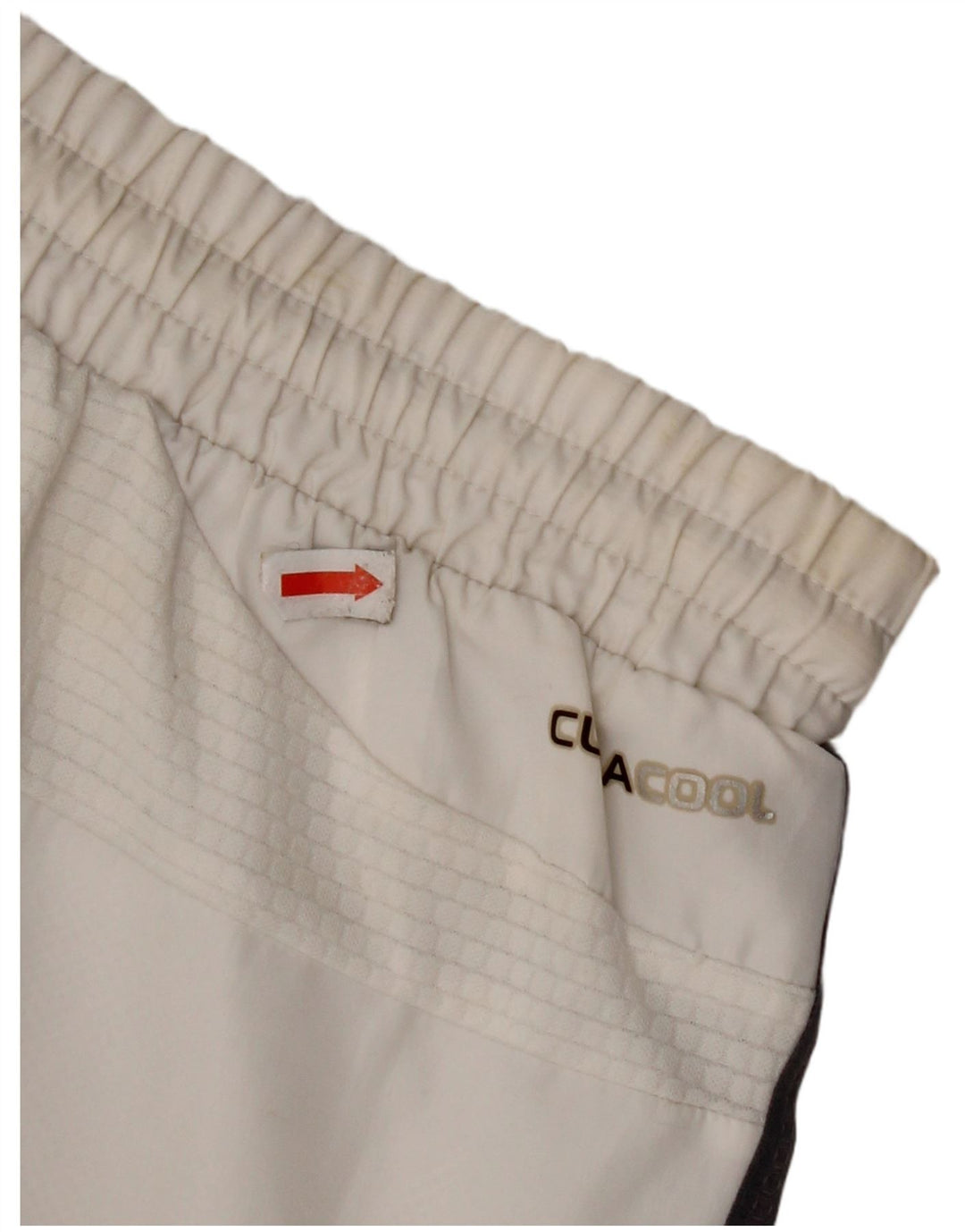 Pantaloni scurți sport ADIDAS Clima 365 pentru bărbați, alb mediu, poliester color bloc