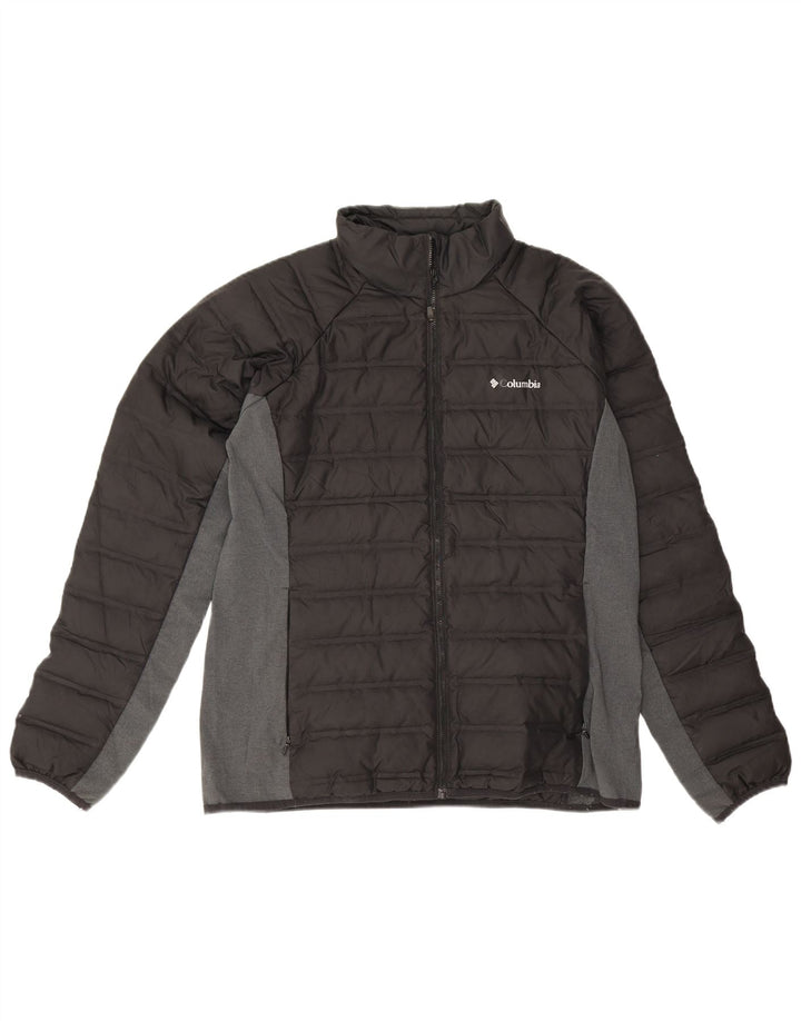 Jachetă căptușită Columbia pentru bărbați UK 40, mare, negru, poliester