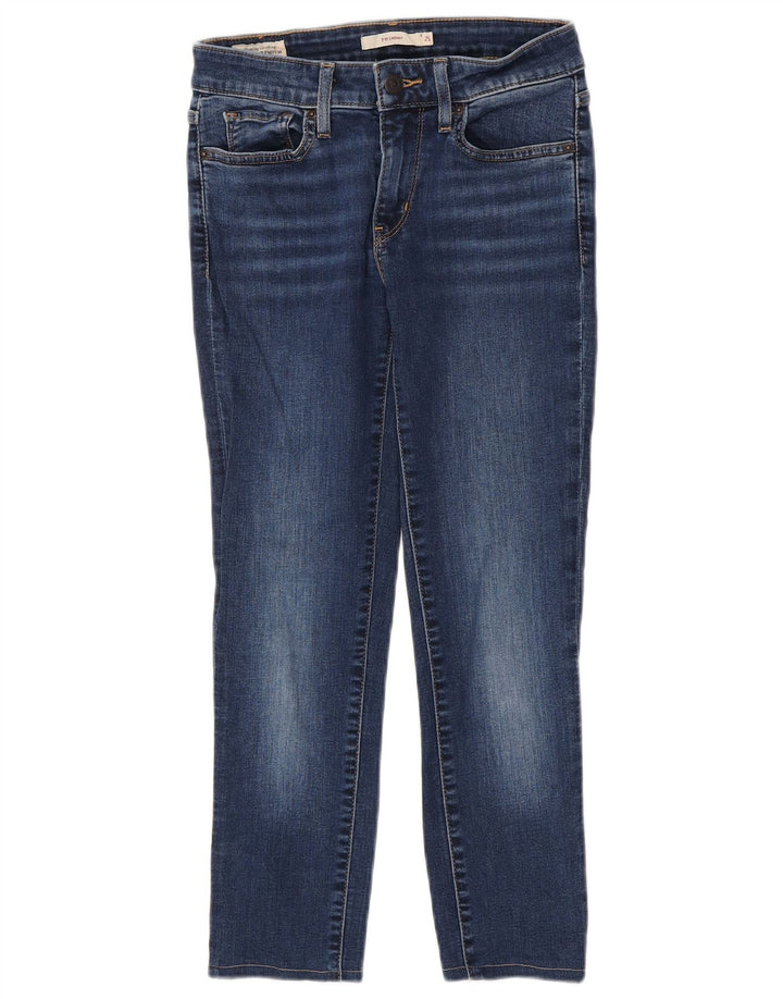 Blugi skinny 711 pentru femei LEVI'S W25 L32 bumbac albastru