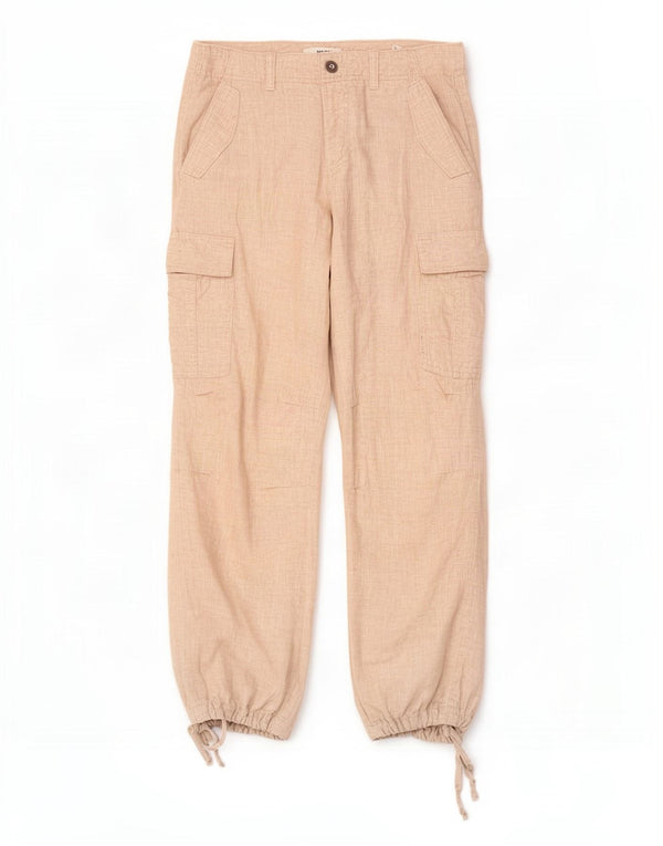 Marks & Spencer Joggeri pentru femei Pantaloni cargo UK 12 Medium W30 L29 Bej