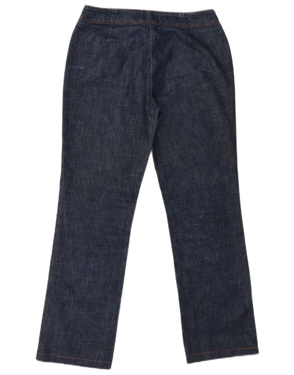 Max & Co. Blugi drepti pentru femei UK 12 Medium W30 L28 Blue Bumbac