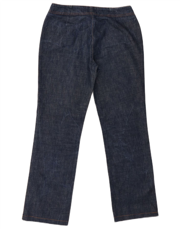 Max & Co. Blugi drepti pentru femei UK 12 Medium W30 L28 Blue Bumbac