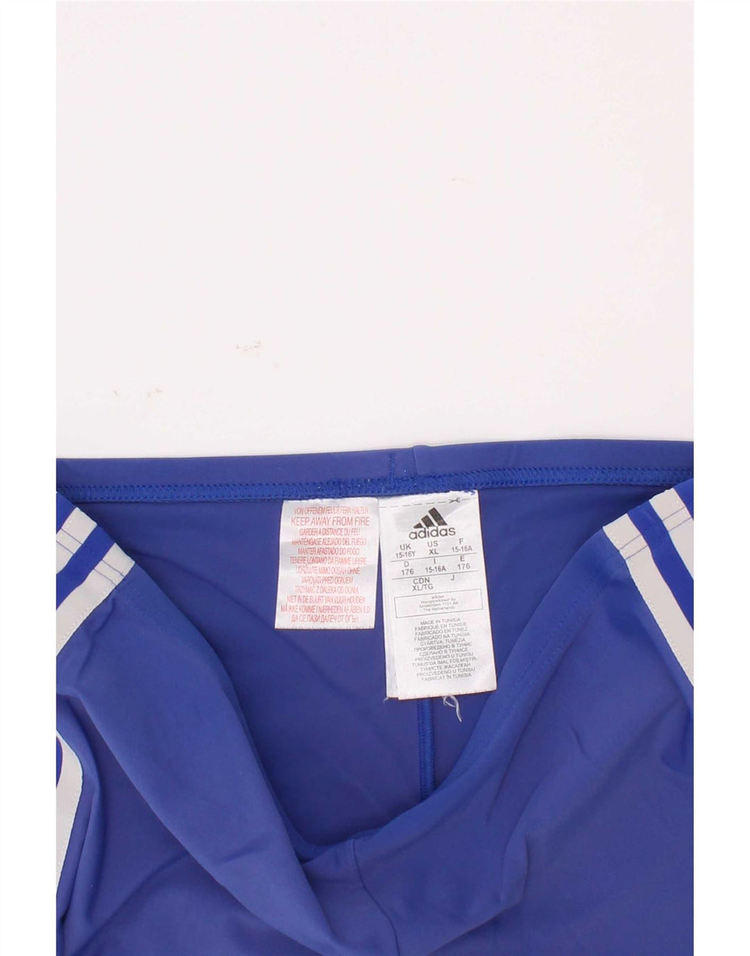 Pantaloni Sportivi Adidas Fete 15-16 Ani Poliester Albastru