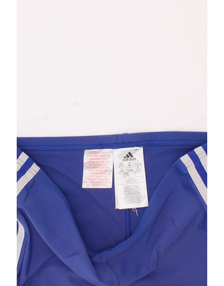 Pantaloni Sportivi Adidas Fete 15-16 Ani Poliester Albastru