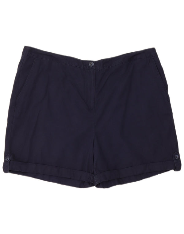 Pantaloni scurți chino pentru femei Marks & Spencer UK 18 XL W36 Bumbac bleumarin