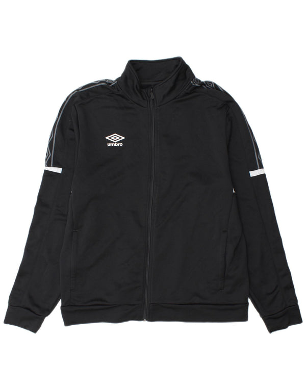 Jachetă de trening grafică pentru bărbați Umbro XL, poliester negru