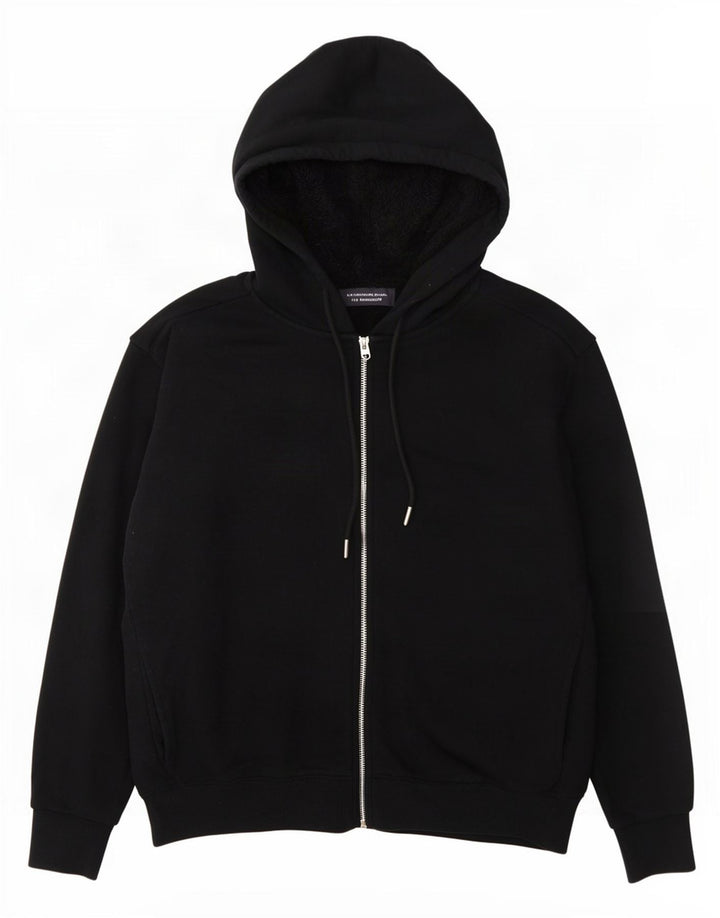 Pulover pentru femei Marks & Spencer, supradimensionat, cu fermoar, cu capota, UK 14 Medium Negru