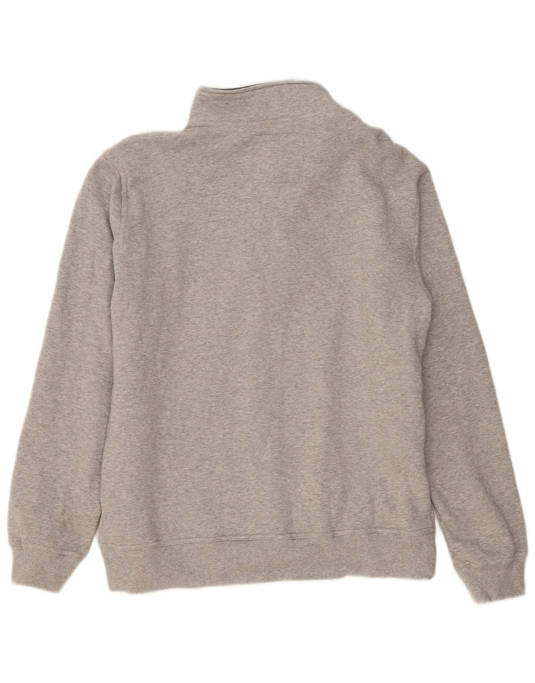 CREW CLOTHING Hanorac cu fermoar pentru bărbați Pulover XL Bumbac gri