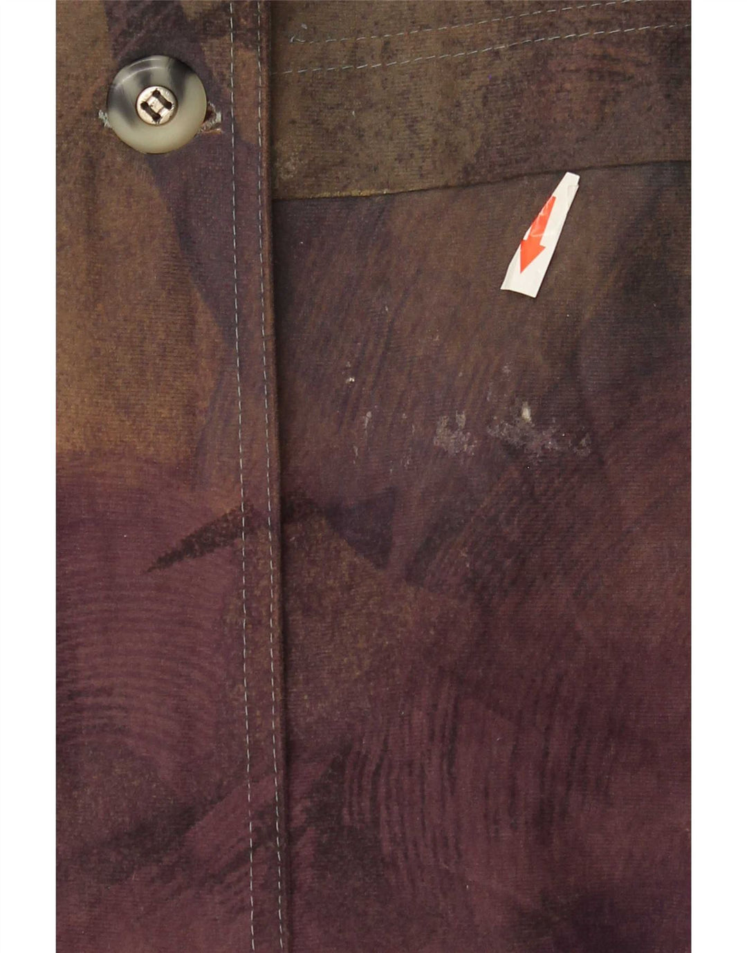 Jachetă vintage pentru femei, cu model abstract, ruptură de vânt UK 20 2XL, multicoloră