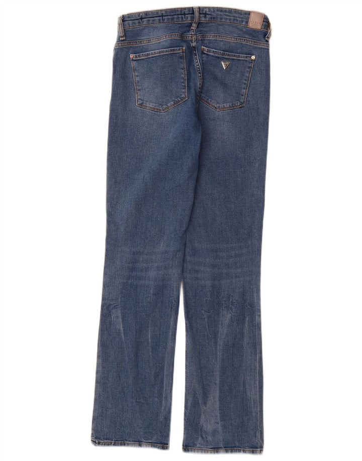 Guess Blugi Curvy pentru Damă L28 L32 Bumbac Albastru