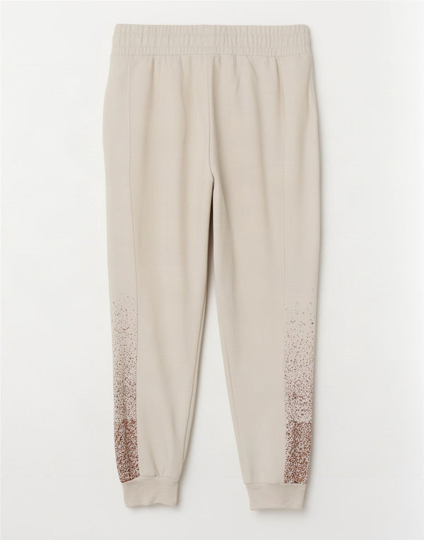 Pantaloni de trening Puma pentru femei Joggeri UK 6 XS White Spotted