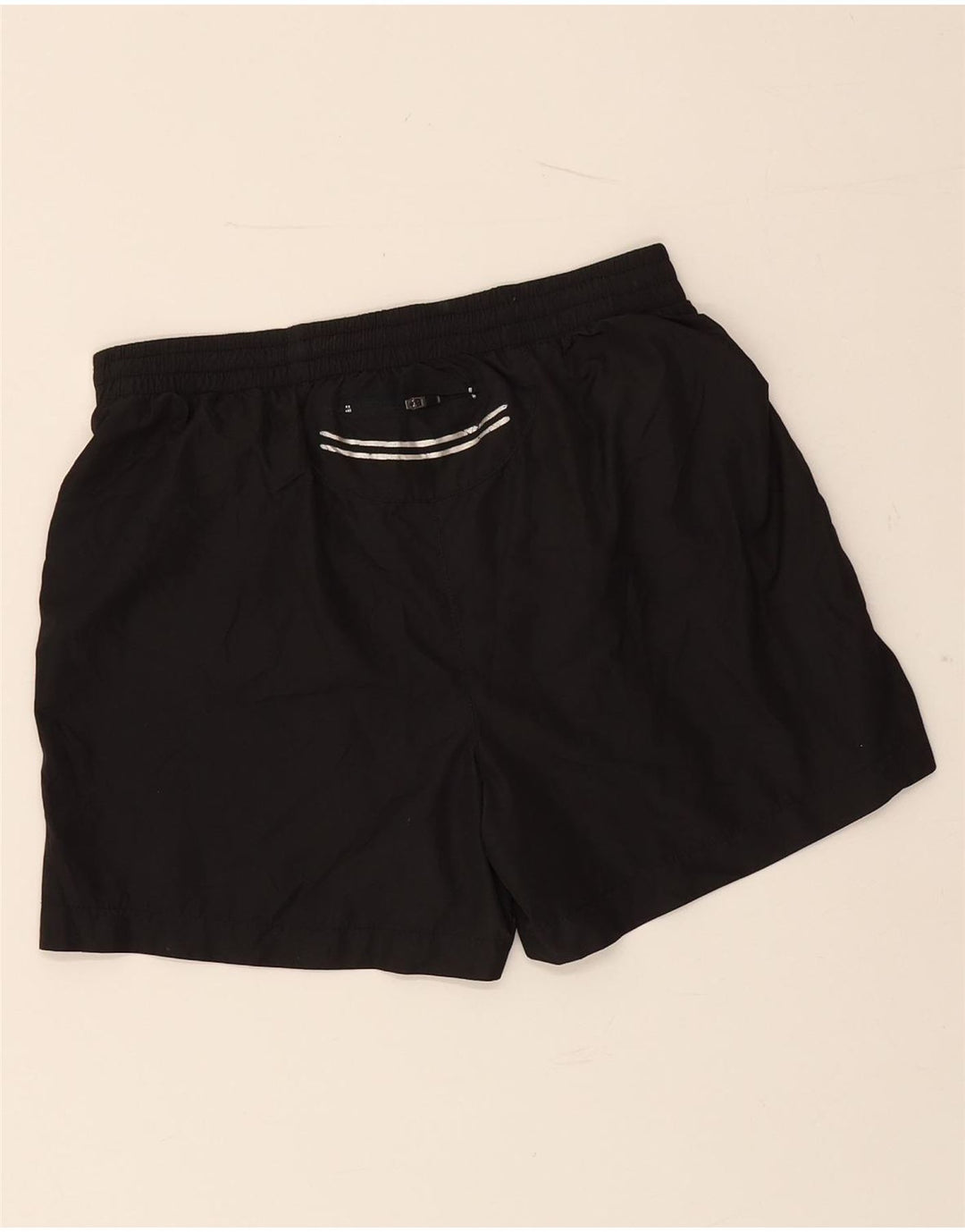 Pantaloni scurti sport ASICS pentru femei UK 10 Small Black Camuflage Poliester