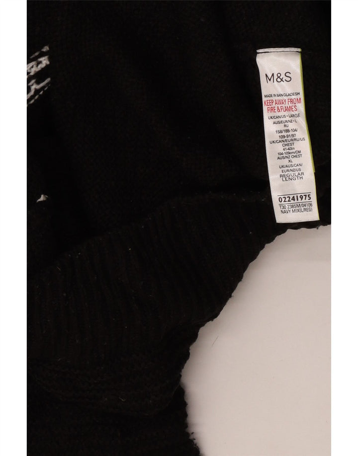 Pulover pentru femei Marks & Spencer cu gât rulat, mare, bleumarin, UK 16