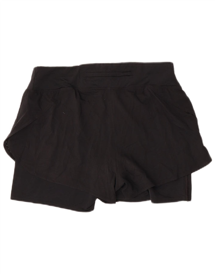 Pantaloni scurți sport Nike Dri Fit pentru femei UK 14, mari, negru, poliester
