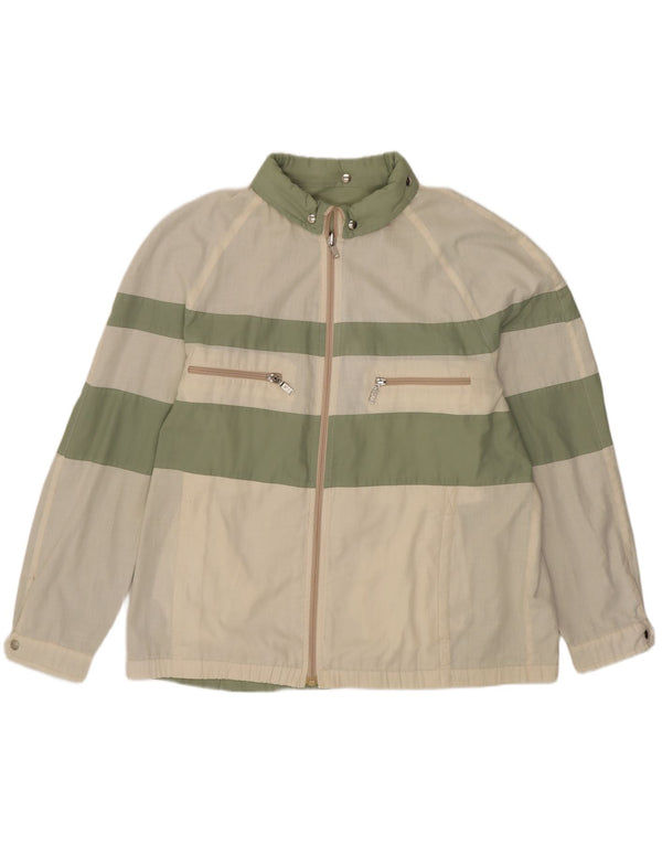 Jachetă reversibilă cu glugă vintage pentru bărbați IT 52 XL, verde, color block