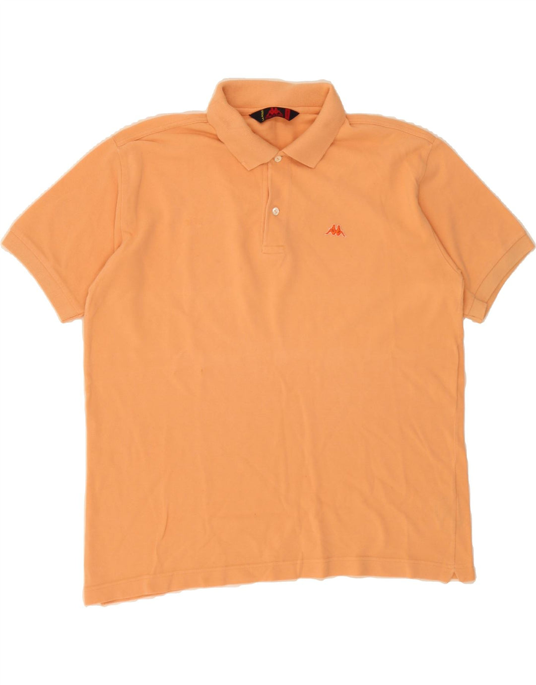 KAPPA Mens Polo Shirt Large Orange Cotton Vintage Kappa and Second-Hand Kappa from Messina Hembry 