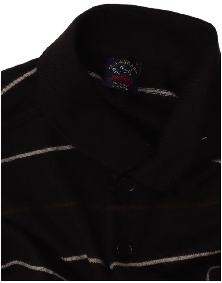 PAUL & SHARK Pulover de iahting pentru bărbați cu gât polo, mediu bleumarin