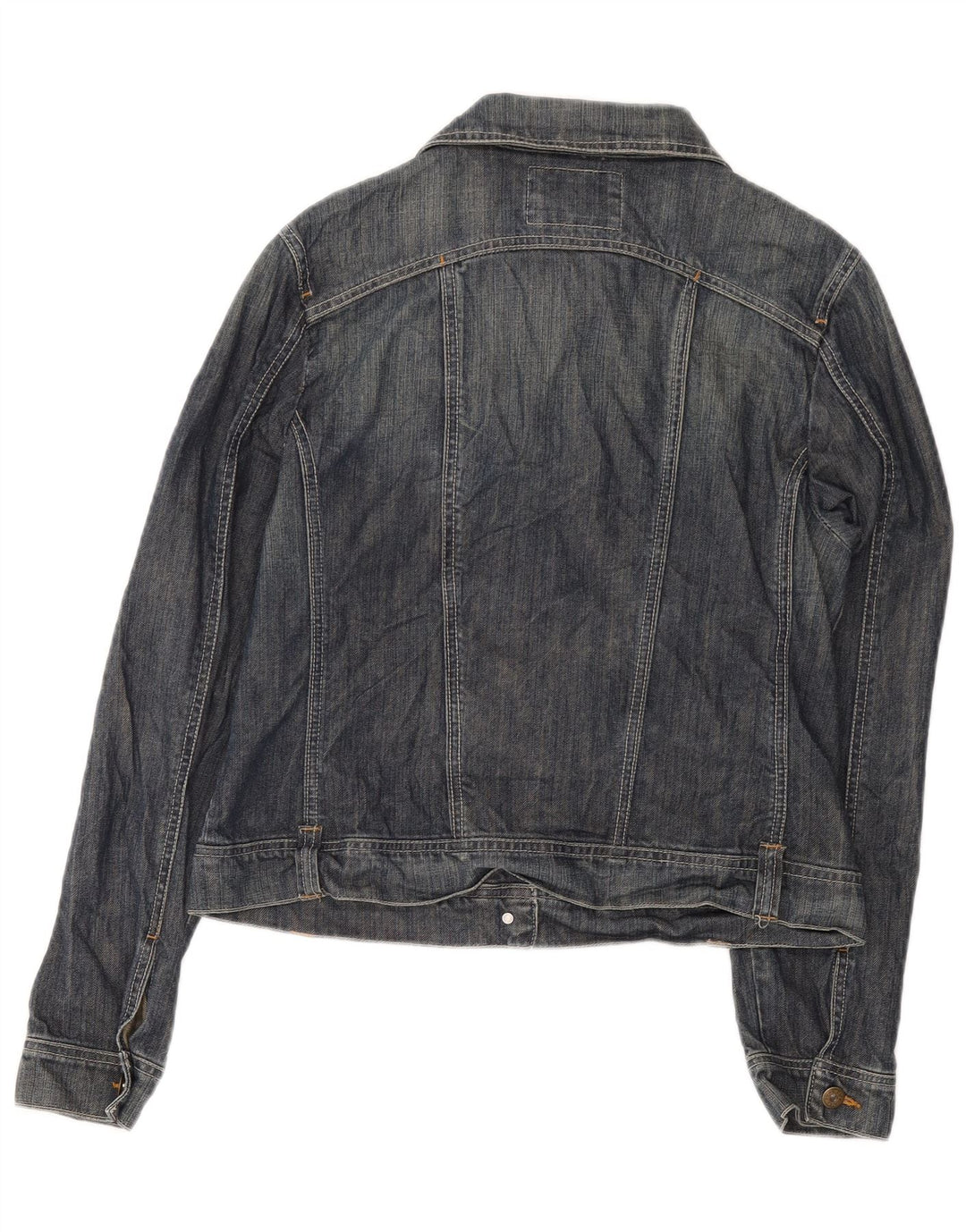 Jachetă de blugi Kiabi pentru femei UK 14, mare, albastru, bumbac