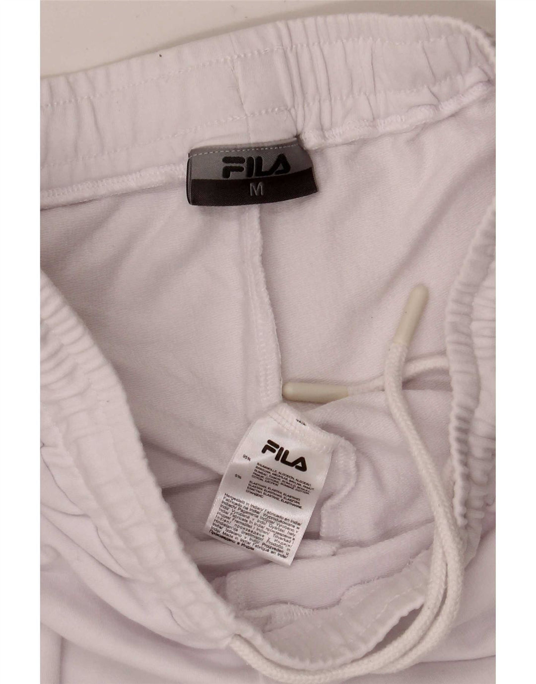 Pantaloni de trening Fila pentru femei Joggeri UK 12 Medium White Colorblock