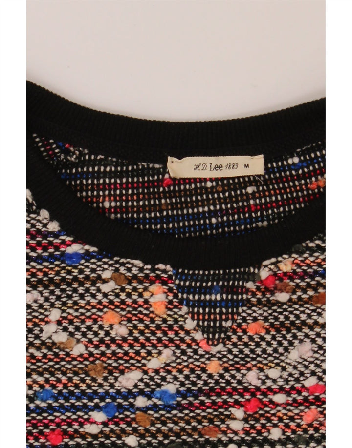 LEE Womens Crew Neck Jumper Sweater UK 14  Medium Multicoloured Flecked Vintage Lee and Second-Hand Lee from Messina Hembry 