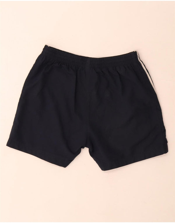 Pantaloni scurți sport Adidas pentru femei UK 14 Medium Bleumarin Poliester